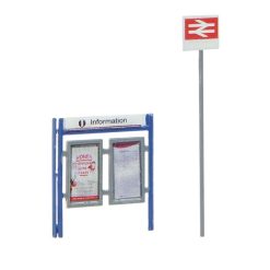 Graham Farish 42-548 Station Signage Set (N Gauge)
