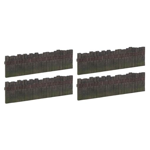 Graham Farish 42-595 Sleeper Built Fencing (x4) (N Gauge)