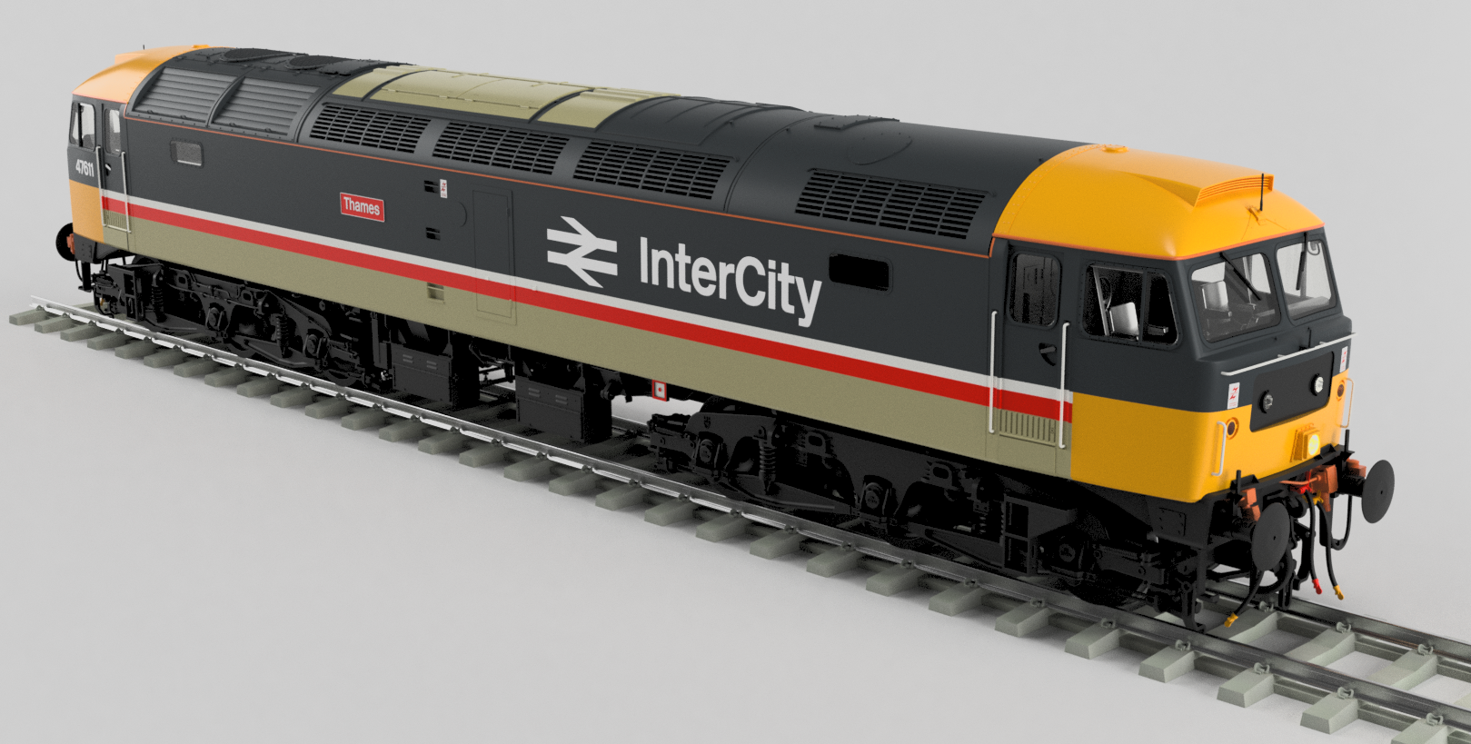 Cavalex Models CM-47611SF Class 47 Intercity Executive 'Thames' No.47611 Dcc Sound (OO Gauge) Free Postage