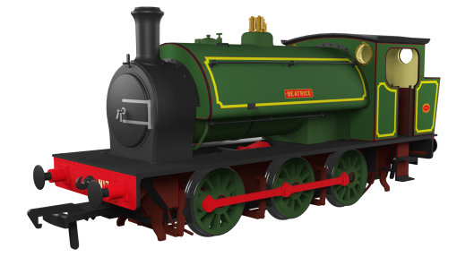 Rapido Trains 903013 16″ Hunslet – “Beatrice” (As Preserved) (OO Gauge)