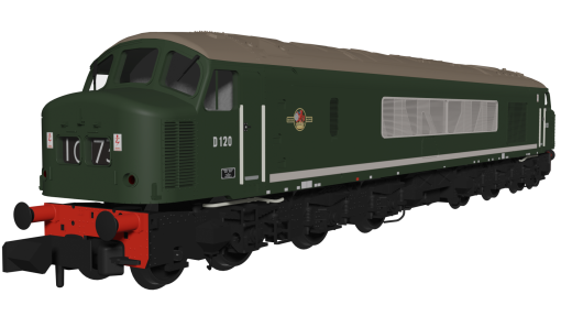 Rapido Trains 948101 Class 45 D120 Plain BR Green Dcc Ready (N Gauge)