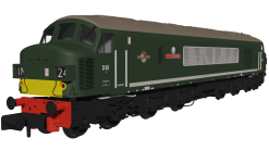 Rapido Trains 948102 Class 45 D99 “3rd Carabinier” BR Green With Small Yellow Panels Dcc Ready (N Gauge)