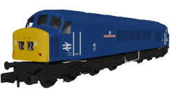 Rapido Trains 948105 Class 45 49 “The Manchester Regiment” BR Blue With Headcode Blinds Dcc Ready Next 18 Socket (N Gauge)