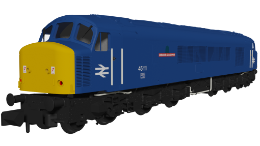 Rapido Trains 948609 Class 45 45111 “Grenadier Guardsman” BR Blue With Sealed Beam Headlights Dcc Sound (N Gauge)