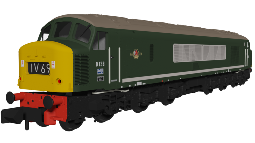 Rapido Trains 948203 Class 46 D138 BR Green With Full Yellow Ends Dcc Ready Next 18 Socket (N Gauge)