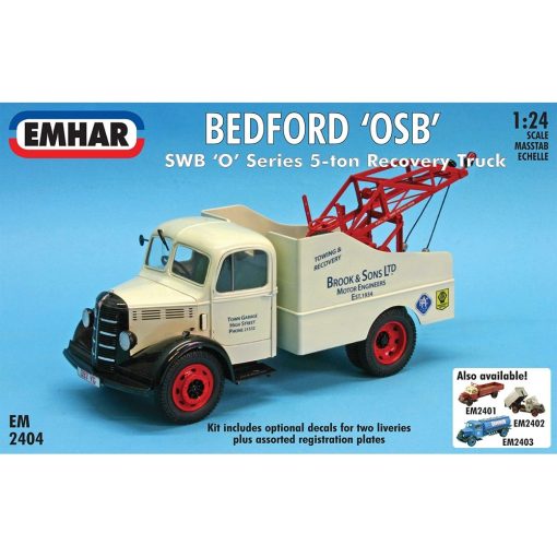 Emhar PKEM2404 Bedford O Series SWB Recovery Truck (1:24 Scale)