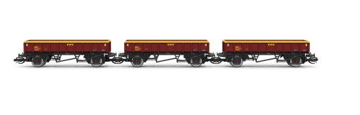 Hornby TT6051 EWS (MHA) 'Coalfish' - Ballast Wagon - Triple pack (TT:120 Gauge)