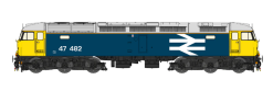 Cavalex Models CM-47482SF Class 47 BR Blue Large Logo No.47482 Dcc Sound (OO Gauge) Free Postage