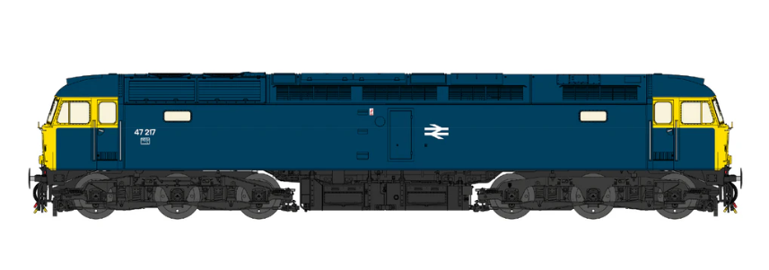 Cavalex Models CM-47217 Class 47 BR Blue No.47217 Dcc Ready (OO Gauge) Free Postage