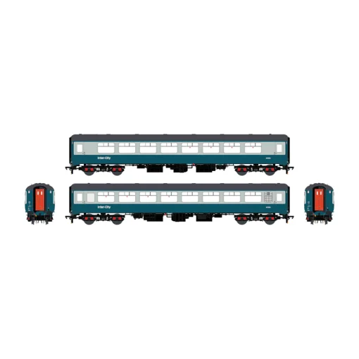 Accurascale ACC2921 BR Mk.2c (large toilet window) TSO M5561 Blue/Grey w/InterCity (OO Gauge) Free Postage