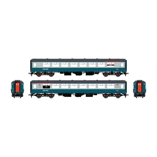 Accurascale ACC2922 BR Mk.2c (large toilet window) TSO(T) M6526 Blue/Grey w/InterCity (OO Gauge) Free Postage