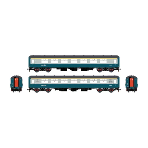 Accurascale ACC2923 BR Mk.2c (large toilet window) FK M13520 Blue/Grey w/InterCity (OO Gauge) Free Postage