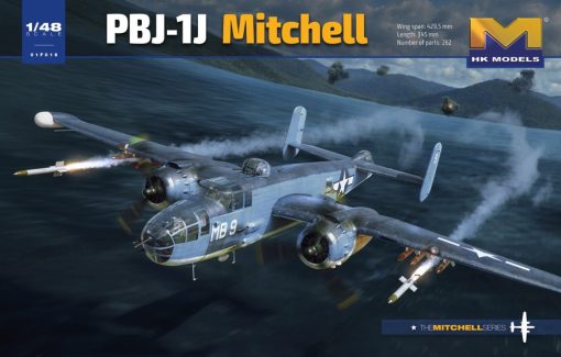 HK Models 01F016 US Marine Corps PBJ-1J Mitchell Medium Bomber Aircraft (1:48 Scale)