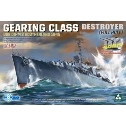 Takom PKTAKSP7057 US Navy USS Southerland DD-743 1945 U.S. Destroyer Ship Full Hull (1:700 Scale)