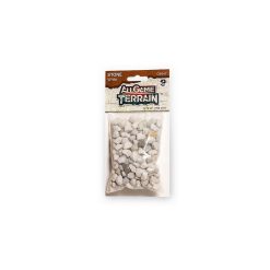All Game Terrain WG6547 Rocks White Stone (Multiple Gauges)
