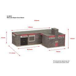 Alternative view of Bachmann Branchline 44-0034 Depot Crew Room (OO Gauge)