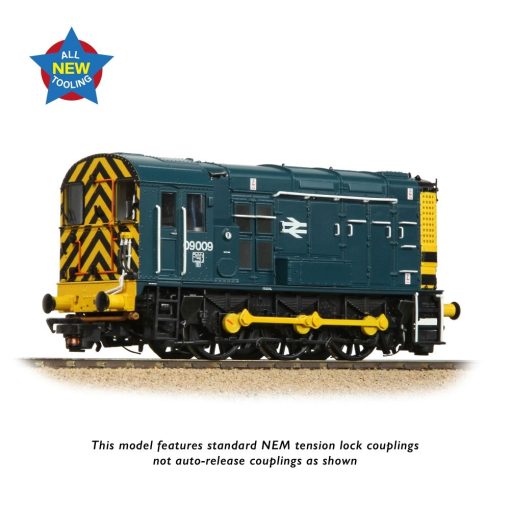 Bachmann Branchline 35-921 Class 09 09009 BR Blue (Wasp Stripes) Dcc Ready Plux 22 Socket (OO Gauge) Free Postage
