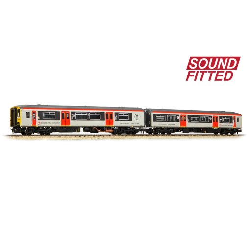 Graham Farish 371-339SF Class 150/2 2-Car DMU 150213 Transport for Wales Dcc Sound (OO Gauge) Free Postage