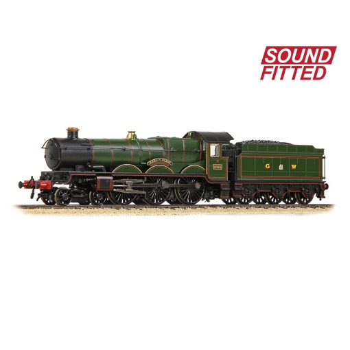 Graham Farish 372-034SF GWR 4073 'Castle' 5055 'Earl of Eldon' GWR Lined Green (GW Crest) Dcc Sound (OO Gauge) Free Postage