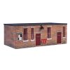 Bachmann Branchline 44-0054R Depot Mess Room & Toilet Red Doors (OO Gauge)