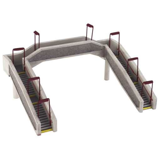 Bachmann Branchline 44-023R Concrete Footbridge - Red (OO Gauge)
