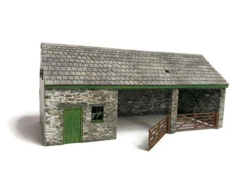 Scale Model Scenery KX064-OO Farm Machinery / Tractor Store & Workshop (OO Gauge)