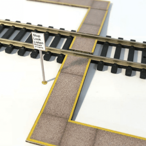 Scale Model Scenery LX051-OO Foot Crossing/Pedestrian Level Crossing/Anti-Slip Walkway (OO Gauge)