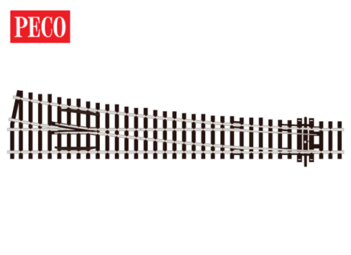 Peco SL-E88 Turnout, Large Radius, Right Hand (OO Gauge)