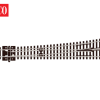 Peco SL-E389 Electrofrog Turnout, Large Radius, Left Hand (N Gauge)
