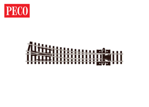Peco SL-395 Insulfrog Turnout, Medium Radius, Right Hand (N Gauge)