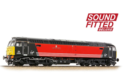 Bachmann Branchline 35-415KSFX Class 47/4 47845 "County Of Kent" In Virgin Trains Livery Dcc Sound Deluxe (OO Gauge)