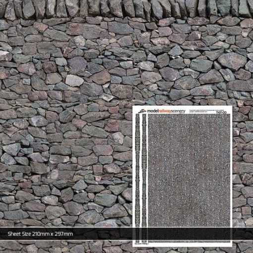 Scale Model Scenery TX007-OO Dry Stone Wall (OO Gauge)