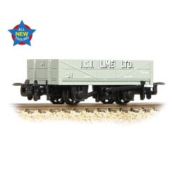 Bachmann Narrow Gauge 393-152 RNAD Rebuilt Open Wagon 'ICI Buxton Lime' (OO9 Gauge)