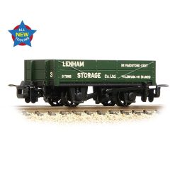 Bachmann Narrow Gauge 393-153 RNAD Rebuilt Open Wagon 'Lenham Storage' Green (OO9 Gauge)