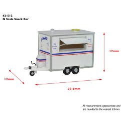 Alternative view of Graham Farish Scenecraft 42-512 Snack Bar (N Gauge)
