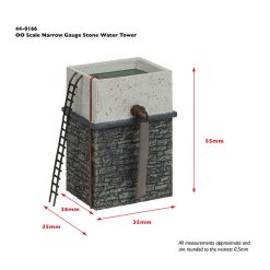 Alternative view of Bachmann Scenecraft 44-0166 Stone Water Tower (OO9 Gauge)