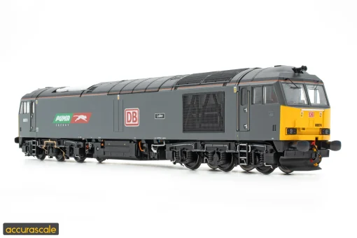 Accurascale ACC3273 Class 60 - DB Puma Grey - 60074 Dcc Ready 21 Pin Socket (OO Gauge) Free Postage