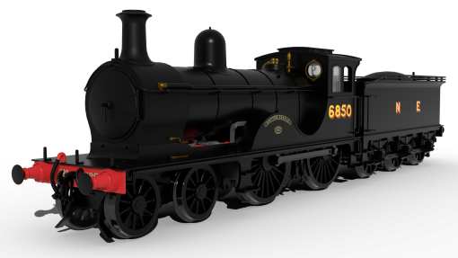 Rapido Trains 959507 GNoSR F Class No.6850 ‘Hatton Castle’ – NE Wartime Black Dcc Sound (OO Gauge) Free Postage