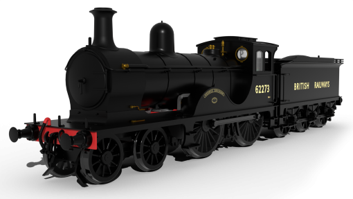Rapido Trains 959009 GNoSR F Class No.62273 ‘George Davidson’ – British Railways Unlined Black Dcc Ready 21 Pin Socket (OO Gauge) Free Postage