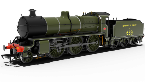 Rapido Trains 992501 SR U Class No.A639 – SR Lined Olive Dcc Sound (OO Gauge) Free Postage