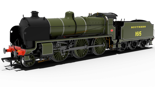 Rapido Trains 992502 SR U Class No.1615 – SR Lined Olive Dcc Sound (OO Gauge) Free Postage