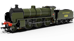 Rapido Trains 992003 SR U Class No.1638 – SR Lined Olive Dcc Ready 21 Pin Socket (OO Gauge) Free Postage