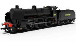 Rapido Trains 992004 SR U Class No.1614 – SR Black w/ Sunshine Lettering Dcc Ready 21 Pin Socket (OO Gauge) Free Postage