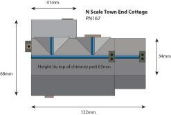 Alternative view of Metcalfe PN167 Town End Cottage (N Gauge)