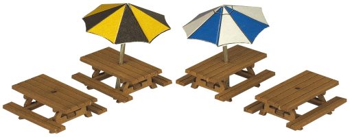 Metcalfe PN810 Picnic Tables (N Gauge)