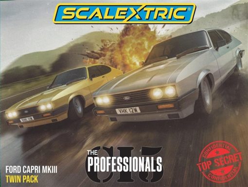 Scalextric C4642 The Professionals Ford Capri Mk III - Twin Car Pack