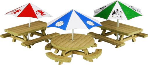 Metcalfe PO510 Picnic Tables (OO Gauge)