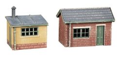 Ratio 237 Lineside Huts Pack of 2 (N Gauge)