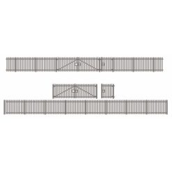 Ratio 280 Modern Palisade Fencing With Gates (N Gauge)