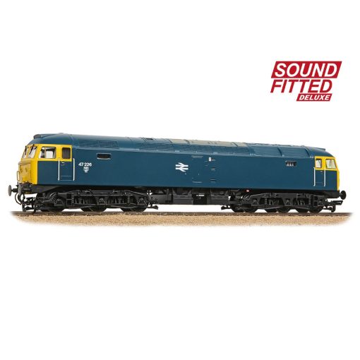 Bachmann Branchline 35-411ASFX Class 47/0 47226 BR Blue Dcc Sound Deluxe (OO Gauge) Free Postage